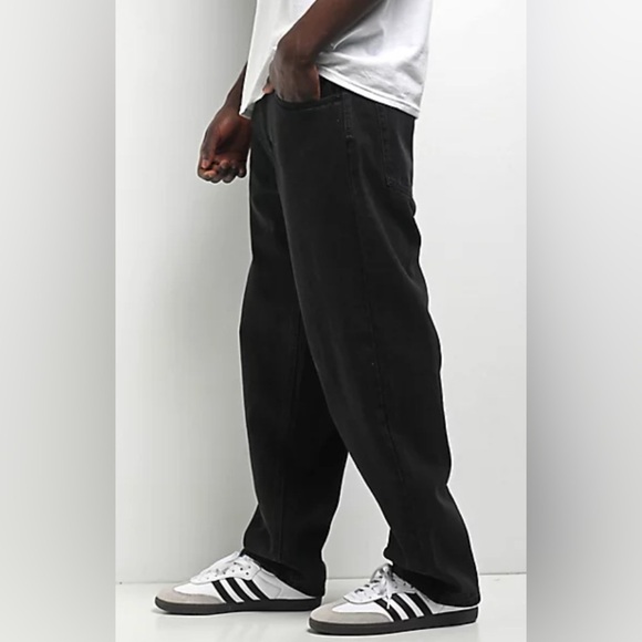 Zumiez Charcoal Relaxed Fit Jeans - Picture 2 of 5